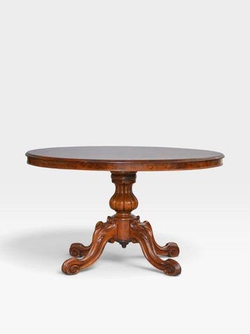 Table - Bois - Table centrale monopode