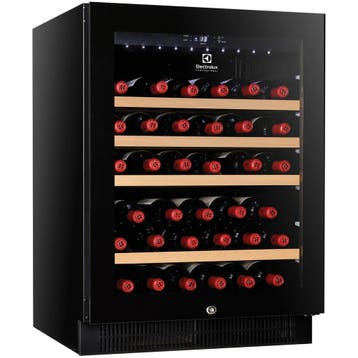 Wijnkoelkast | 226L (50x 75cl) | Zwart | 1 Zone |, Verzenden, Nieuw in verpakking