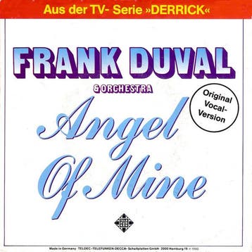 Frank Duval &amp; Orchestra - Angel Of Mine, Verzenden