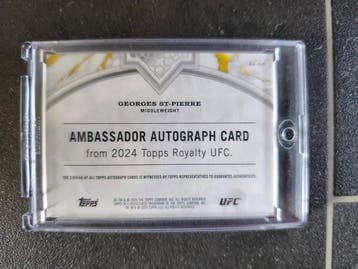 2024 Topps Topps Royalty UFC 2024 Georges St-Pierre 32/99, Collections