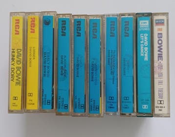 David Bowie - Collection of 10 x tapes - Diverse titels -, Nieuw in verpakking