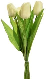 Tulpen Creme Zijden Merk: PURE 35 cm Bundel 7 stuks, Nieuw