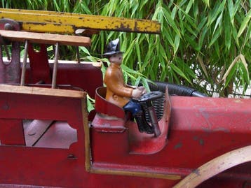 Dayton - Schieble - Blikken speelgoed - Fire Truck -