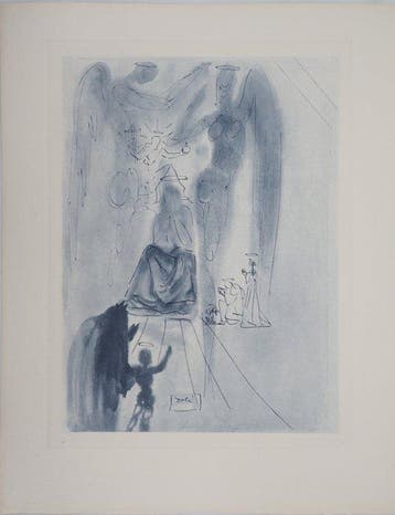 Salvador Dali (1904-1989) - Paradis 12 : Le Triomphe du
