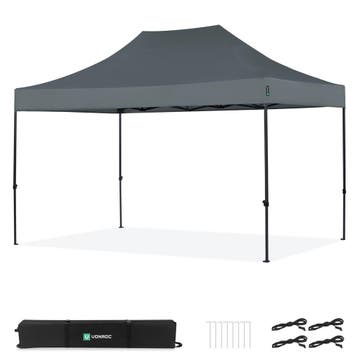 Partytent - 3x4.5 m - Premium easy-up Partytent | Grijs, Verzenden, Nieuw