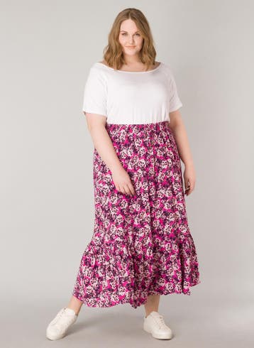 Yesta Maxi bloemenprint1(48)Maat 46/48 (XL) of groter, Kleding | Dames, Verzenden, Nieuw, Maat 46/48 (XL) of groter, Overige kleuren