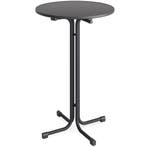 Inklapbare Statafel | BERLIN | Hout/Staal | Antraciet |, Verzenden