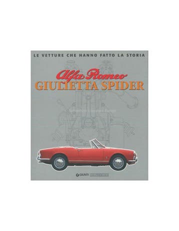 ALFA ROMEO GIULIETTA SPIDER LE VETTURE CHE HANNO FATTO LA .., Boeken, Ophalen of Verzenden, Nieuw