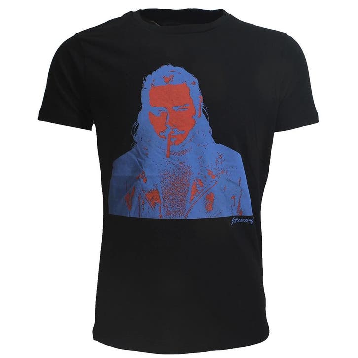 Post Malone Stoney Red Blue Photo T-Shirt, Kleding | Heren, T-shirts