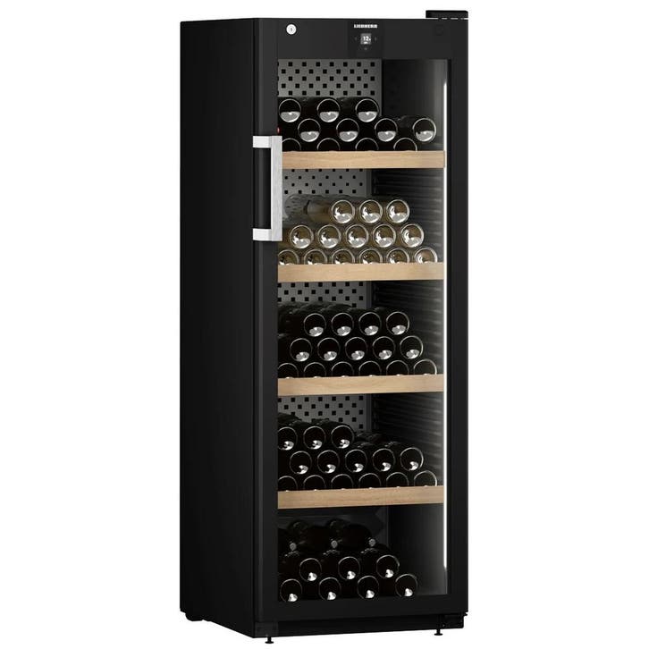 Wijnkoelkast | GRAND CRU | 196x 75cl | Zwart | 1 Zone |, Articles professionnels, Horeca | Équipement de cuisine, Envoi