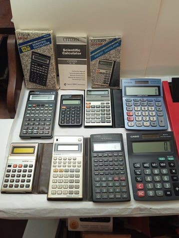 Casio, Citizen- Canon- Brother - Rekenmachine (10) -, Nieuw