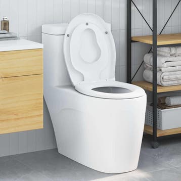 vidaXL Toiletbril Wit 47 x 37 x 4 cm Duroplast, Verzenden