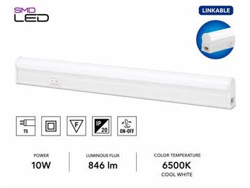 Veiling - 10x LED Balk Onder-Meubel 10W – 6400K – 90cm ?, Nieuw