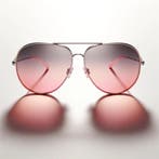 Aviator Zonnebril Roze, Handtassen en Accessoires, Zonnebrillen en Brillen | Dames, Verzenden, Nieuw