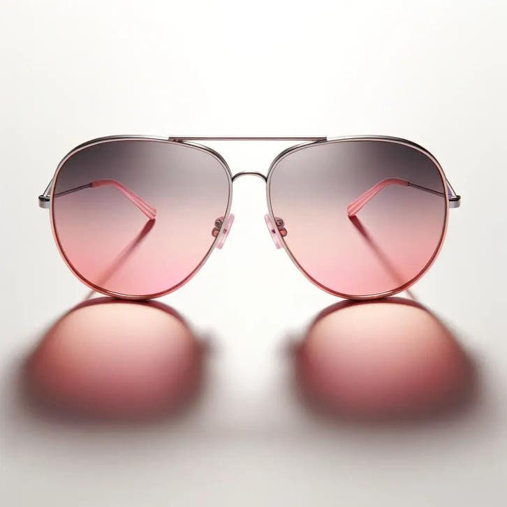 Aviator Zonnebril Roze, Handtassen en Accessoires, Zonnebrillen en Brillen | Dames, Nieuw, Verzenden