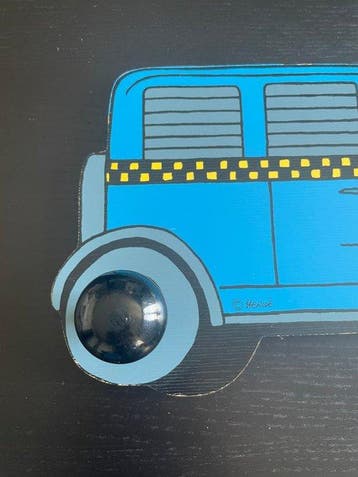 Tintin Porte Manteau Tintin en Amérique, taxi - Trousselier, Nieuw
