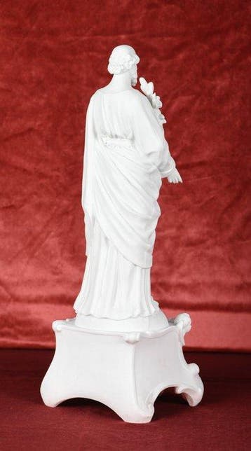 Beeld, Prachtig religieus beeld van Sint-Jozef, uitgevoerd
