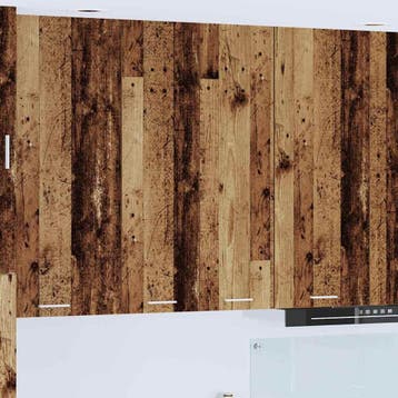 vidaXL Hangkast met opslag Oudhout 60 x 31 x 100 cm Bewerkt, Verzenden, Nieuw