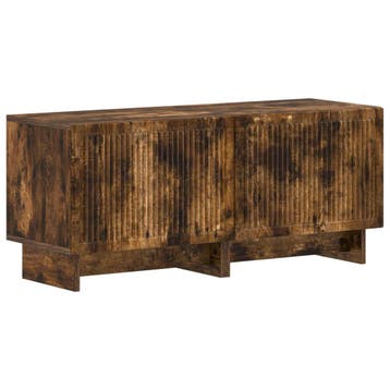 vidaXL Tv-meubel Gerookt eiken Bewerkt hout, Verzenden, Nieuw