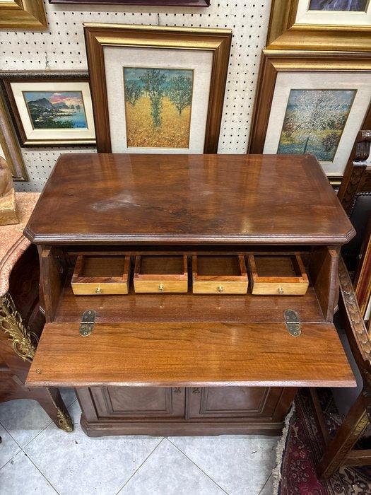 Armoire de bureau - Érable, Acajou - Hauteur : 101 cm, Antiek en Kunst, Antiek | Overige Antiek
