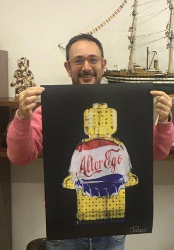 Alessandro Piano - Alter Ego Aperol 355 - PRINT ON PET -