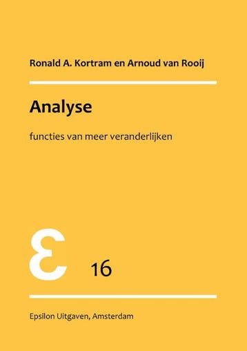 Analyse | R.A. Kortram; A. Rooij | Nieuw, Verzenden, Nieuw, R.A. Kortram; A. Rooij