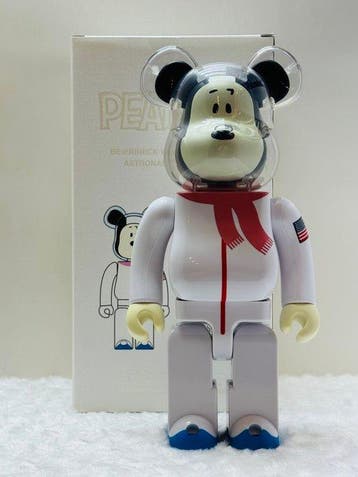 Medicom toy - BE@RBRICK 400% Peanuts Astronaut Snoopy, Antiek en Kunst, Kunst | Schilderijen | Modern