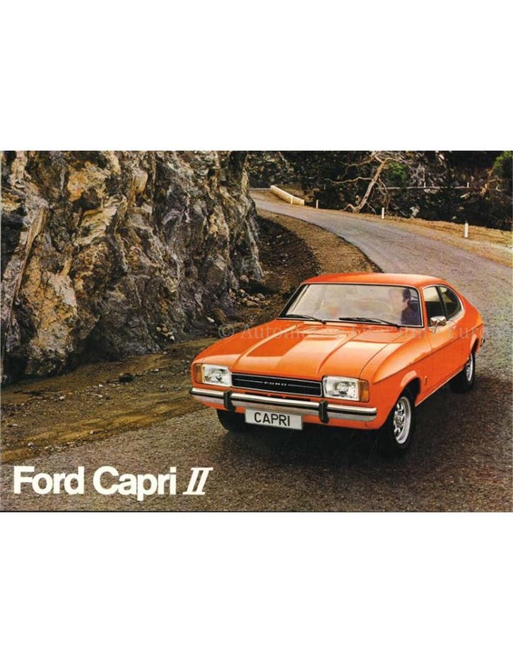 1975 FORD CAPRI BROCHURE NEDERLANDS, Boeken, Auto's | Folders en Tijdschriften