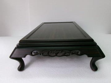 Pied de table - Support à fleurs en bois de style japonais,