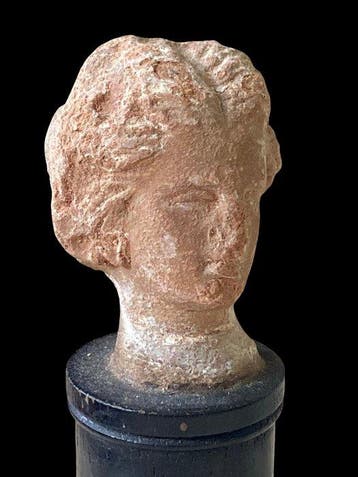 Oud-Grieks, Hellenistisch Aardewerk Beeld - 4 cm (Zonder