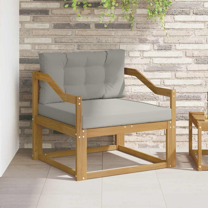 vidaXL Buiten Midden Sofa Polyester Wit, Maison & Meubles, Canapés | Repose-pieds & Poufs, Envoi