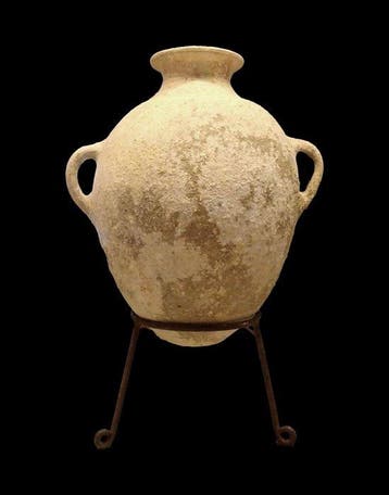 Bronstijd Terracotta - Punische amfoor - 37,6 cm - 1e