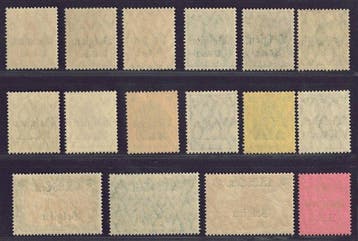 België 1916 - De tweede reeks van de bezettingszegels - OBP:, Gestempeld