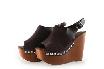 Jeffrey Campbell Sleehakken in maat 40 Bruin, Bruin, Verzenden, Zo goed als nieuw, Schoenen met hoge hakken