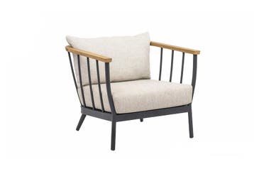 Apple Bee Condor loungestoel Black |