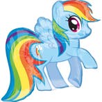 My Little Pony Helium Ballon XL 71cm leeg, Verzenden