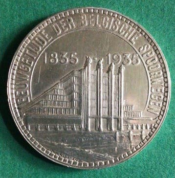 België. 50 Francs 1835-1935 (Zonder minimumprijs)