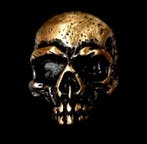 Zegelring - Krachtige visie - schedel - Memento Mori -, Antiek en Kunst