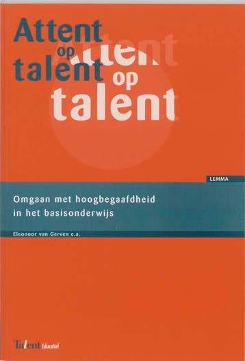 Attent op talent 9789059313033, Verzenden