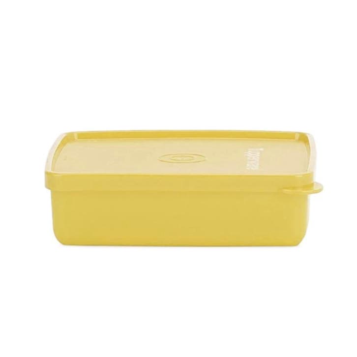 Tupperware Broodtrommel Vierkant Geel, Maison & Meubles, Cuisine| Tupperware, Envoi