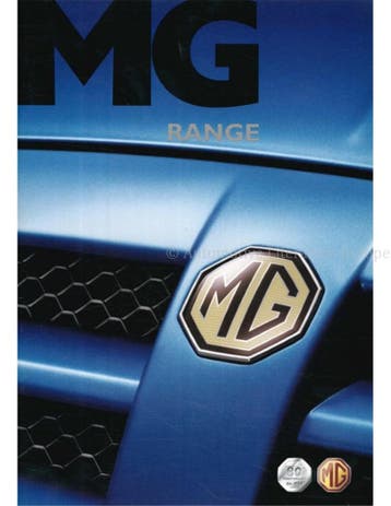 2004 MG PROGRAMMA BROCHURE ENGELS, Nieuw