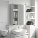 vidaXL Badkamer wandkast Wit 20 x 16 x 62,5 cm Geconstrueerd, Verzenden, Nieuw