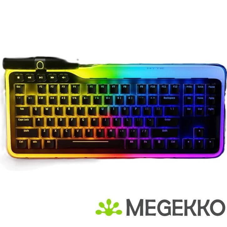 Hyte KEEB TKL Zwart, Computers en Software, Toetsenborden, Nieuw, Verzenden