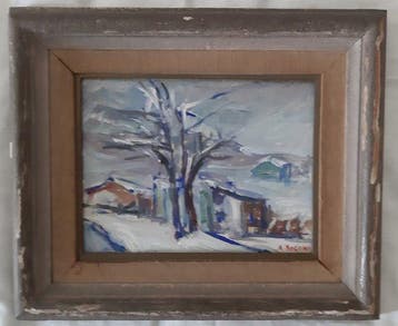 Adriano Bogoni (1896 - 1970) - Paesaggio invernale