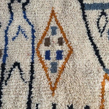 Tapijt - 242 cm - 150 cm - Handgeweven Marokkaanse wol, Nieuw