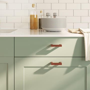 vidaXL Handvatten 20 st 64 mm roestvrij staal bronskleurig, Doe-het-zelf en Bouw, Hang- en Sluitwerk, Verzenden, Nieuw
