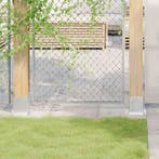 vidaXL Spokkels vierkant 12 st gegalvaniseerd staal, Tuin en Terras, Verzenden, Nieuw