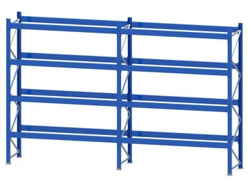 Palletstelling - 3 staanders 3600x1000 + 4 niveaus 2700x140, Ophalen of Verzenden