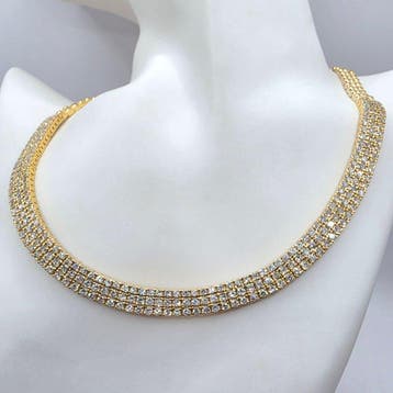 Sans prix de réserve - Collier ras du cou - 14 carats Or