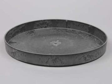 Onderbord Dienblad Rond Basic Grey 27 cm, Nieuw